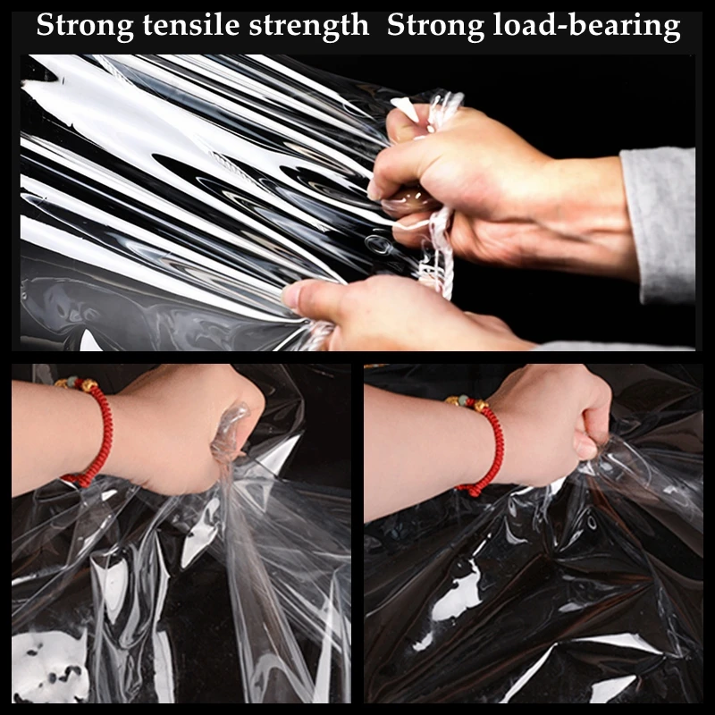 Tela impermeable de PVC transparente, tama&ntilde;o personalizado, 3x5m, 1 unidad-2