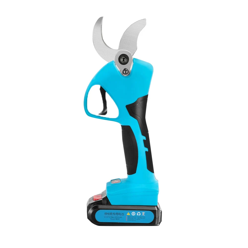 

21V Cordless Pruner Electric Pruner Scissors Lithium Battery Trimmer Rechargeable Efficient Bonsai Shears Branches Garden Tools