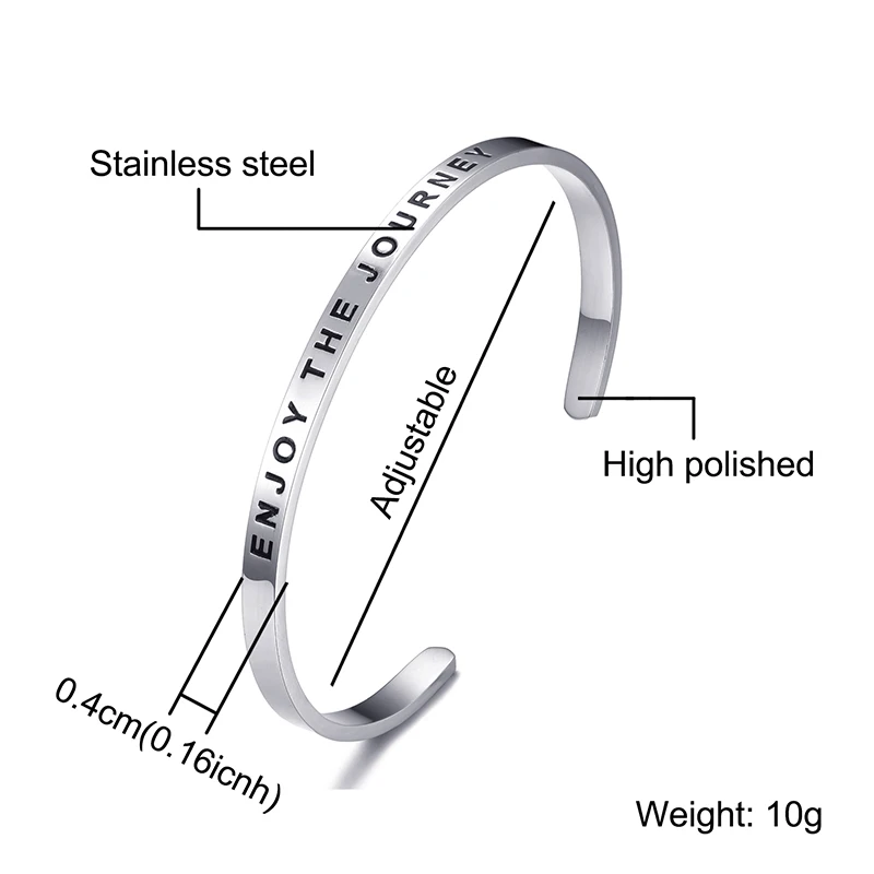 Браслет на запястье из нержавеющей стали 40 мм|Браслеты| |