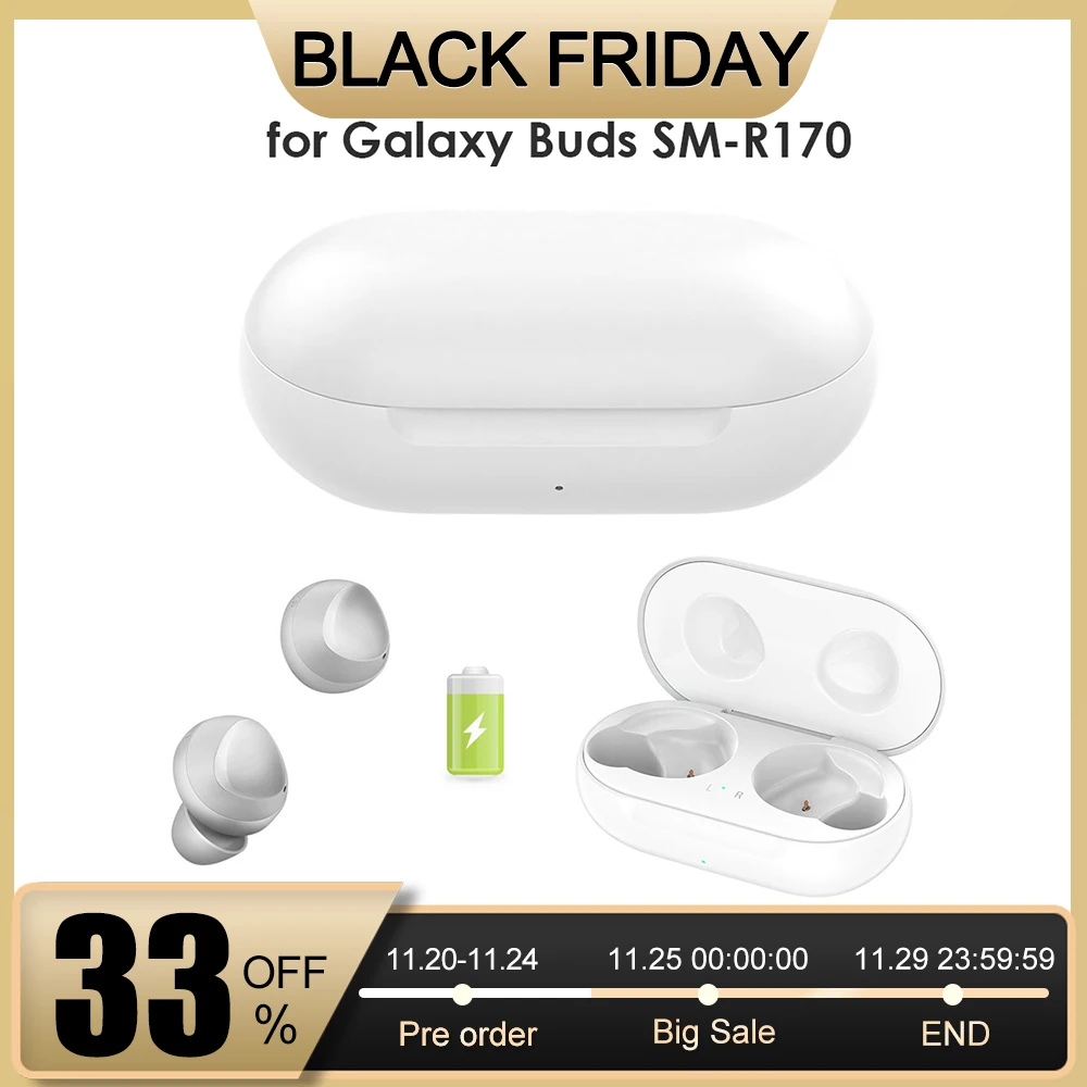 

Replacement Charging Box for Samsung Earbuds Charger Case Cradle for Galaxy Buds SM-R170 Bluetooth-compatible Wireless Earphone