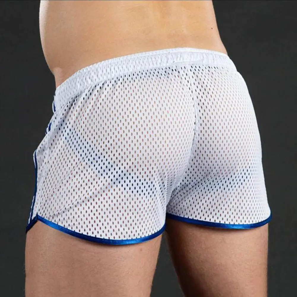 

2021 Fitness Solid Color Quick-Drying Beach Shorts Men'S Swimwear Men'S Swimming Trunks Summer Bathing Beachwear Surfing Shorts