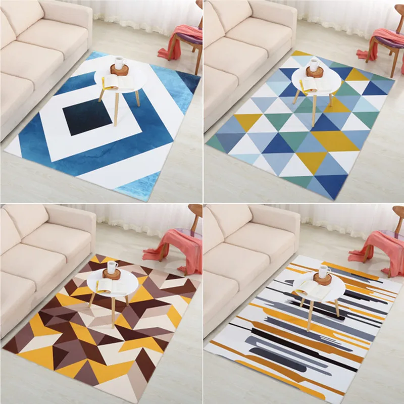 

Large Carpet Living Room Sofa Coffee Table Blanket Bedroom Bedside Area Rugs Entrance Doormat Anti Slip Floor Mat Hallway Rugs