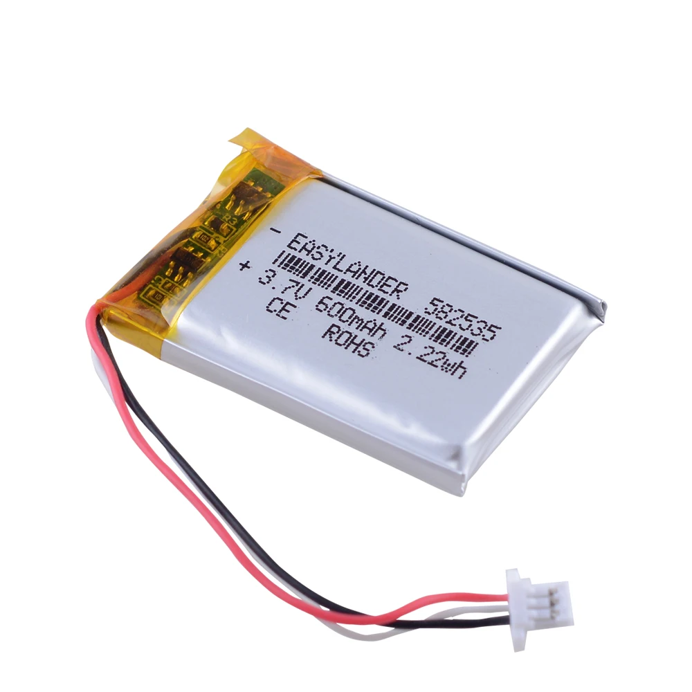 CE ROHS модель 582535 SP5 3 7 V 600mAh перезаряжаемая батарея для тахографа papago F300 F200 F210 QStar A5 DVR