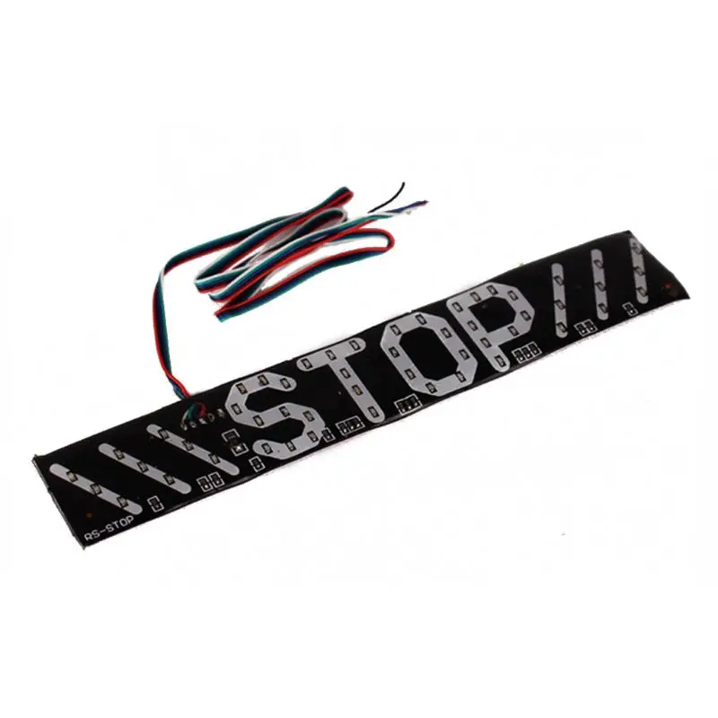 

Portable Stop Light STOP Indicator Light Mini Motorcycle Rear/Front Blinker LED Lamp Licence Plate Number Light