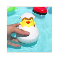 baby bath toy spray duck egg watering ducklings sprinkling duck egg baby raining clouds children playing water bathing shower to