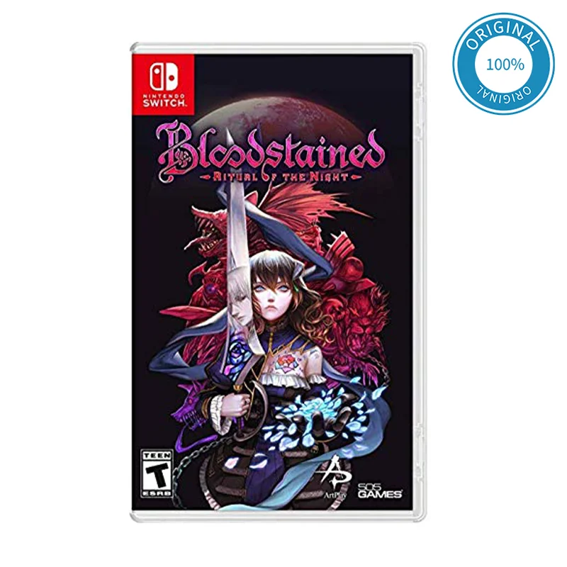 

Игровые сделки Nintendo Switch-кровавый витраж: Ритуал ночного стенда-игры Картридж физическая карта