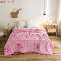Pink Panther blankets cartoon quilts twin full queen king kids blankets soft Throw Flannel blanket on Bed/car/sofa cute rugs