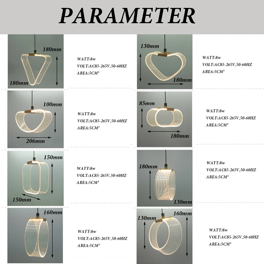 

Acrylic led Pendant Light for Kitchen Dining Room simple Pendant Lamp for Coffee House Bedroom Suspension Hanging Ceiling Lamp