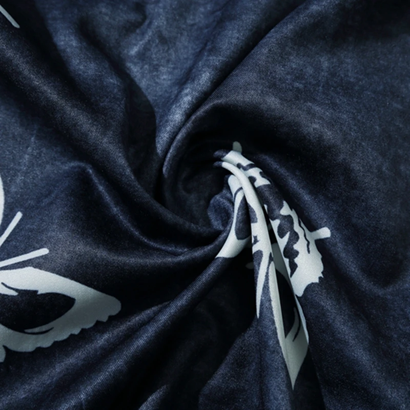 

Turn-Down Collar Shirts Women Fashion Summer HipHop Vintage Butterfly Print Casual Streetwear Hip Hop Short Sleeve Shirt Unisex