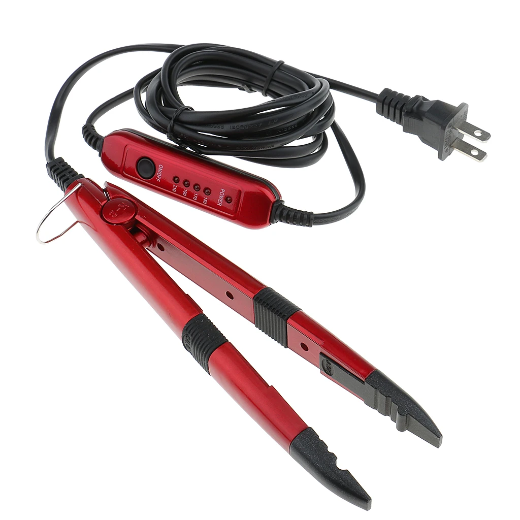 Пистолет клеевой для наращивания волос с американской вилкой|Зажимы| |