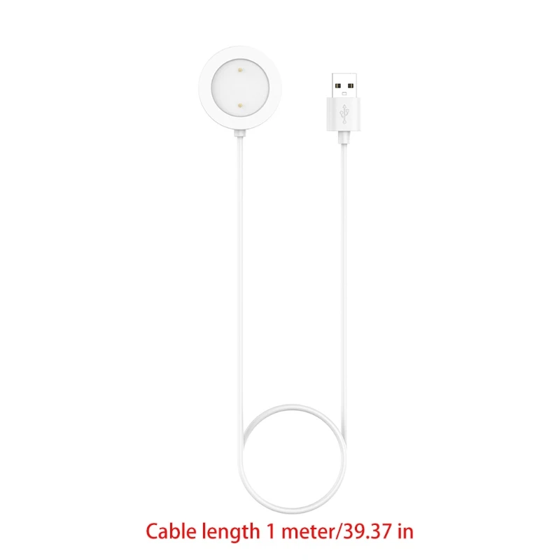 

USB Charger Cable Cord Charging Line For -Xiaomi Mi Watch Color Sports Edition M5TE