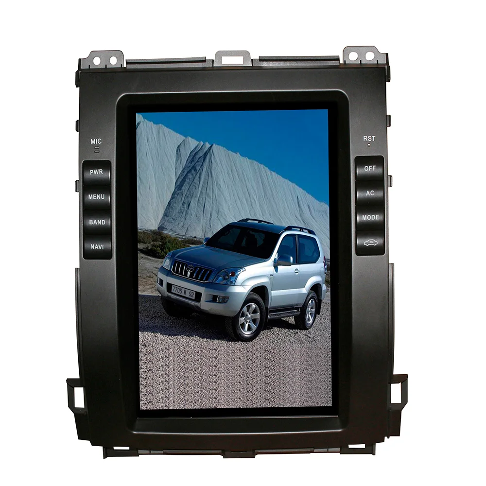 Android 9 0 автомобильный gps навигация dvd плеер для Toyota Land Cruiser Prado 120 2002 2009/ Lexus GX470 Tesla Style