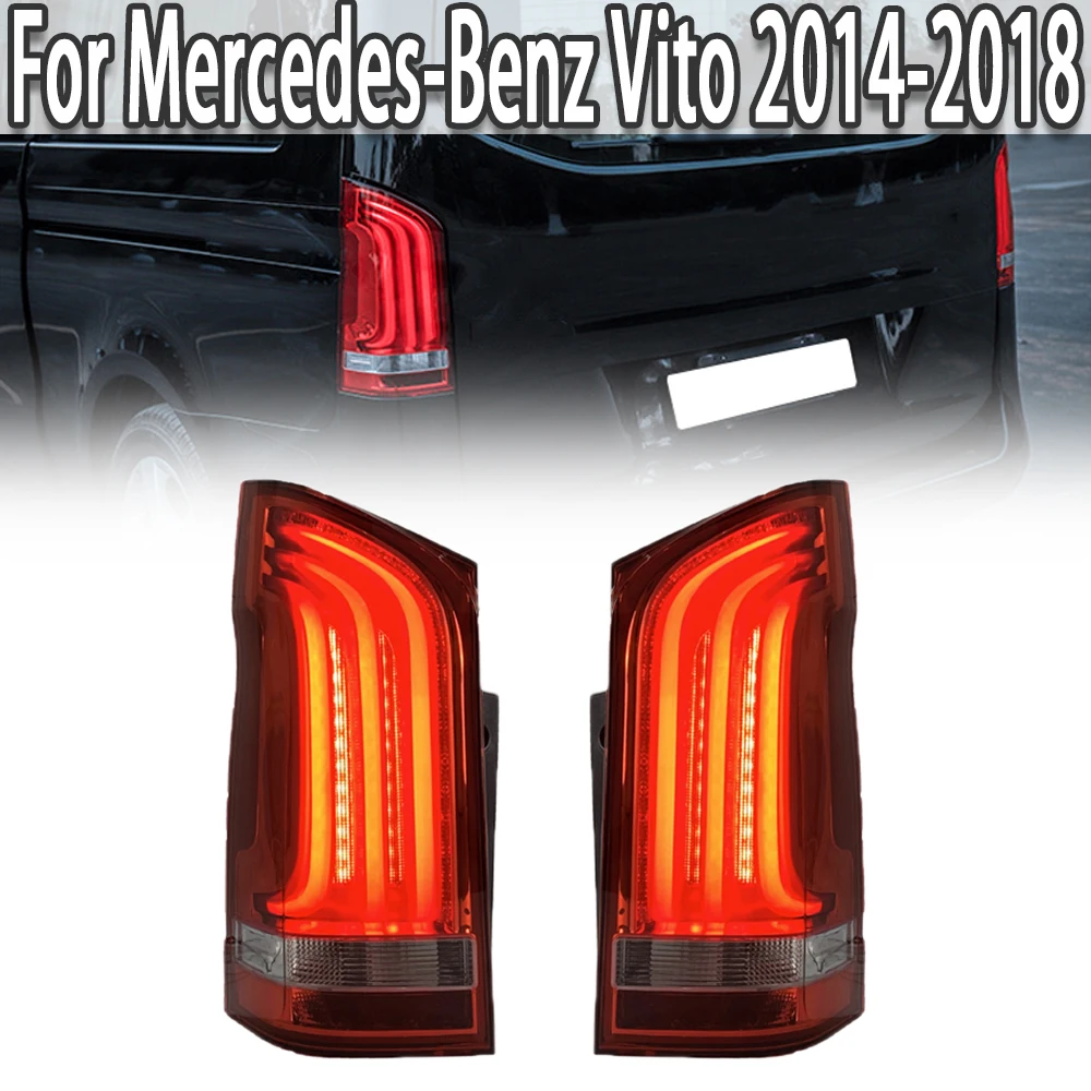 

K-Car LED Tail Lamp LED DRL Turn Dynamic Signal Brake Reverse For Mercedes-Benz Vito Tail Lights 2014-2018