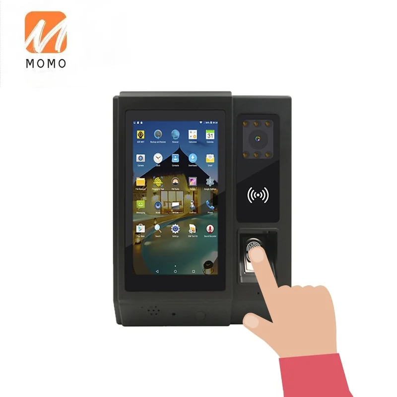 

A5 биометрический Android сенсорный экран отпечаток пальца времени посещаемость распознавание лица Доступ контроллер с RFID-картой