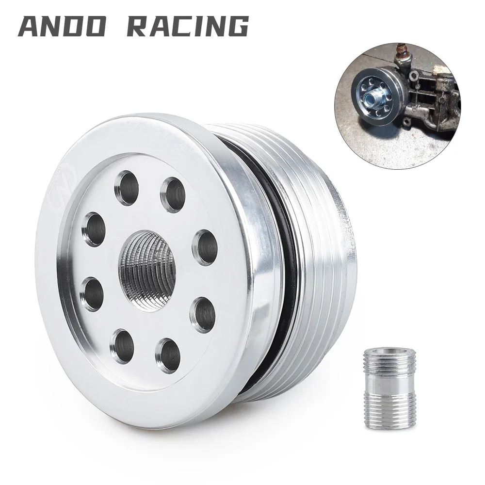 

Oil Filter Adapter Auto Aluminum Conversion Of Oil Sandwich Plate Billet For Smart Fortwo 450 Models
