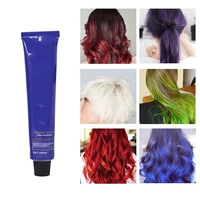 6 colors 100mlbottle lasting long easy coloring natural plant color fashion styling hair dye cream with double oxygen milk new