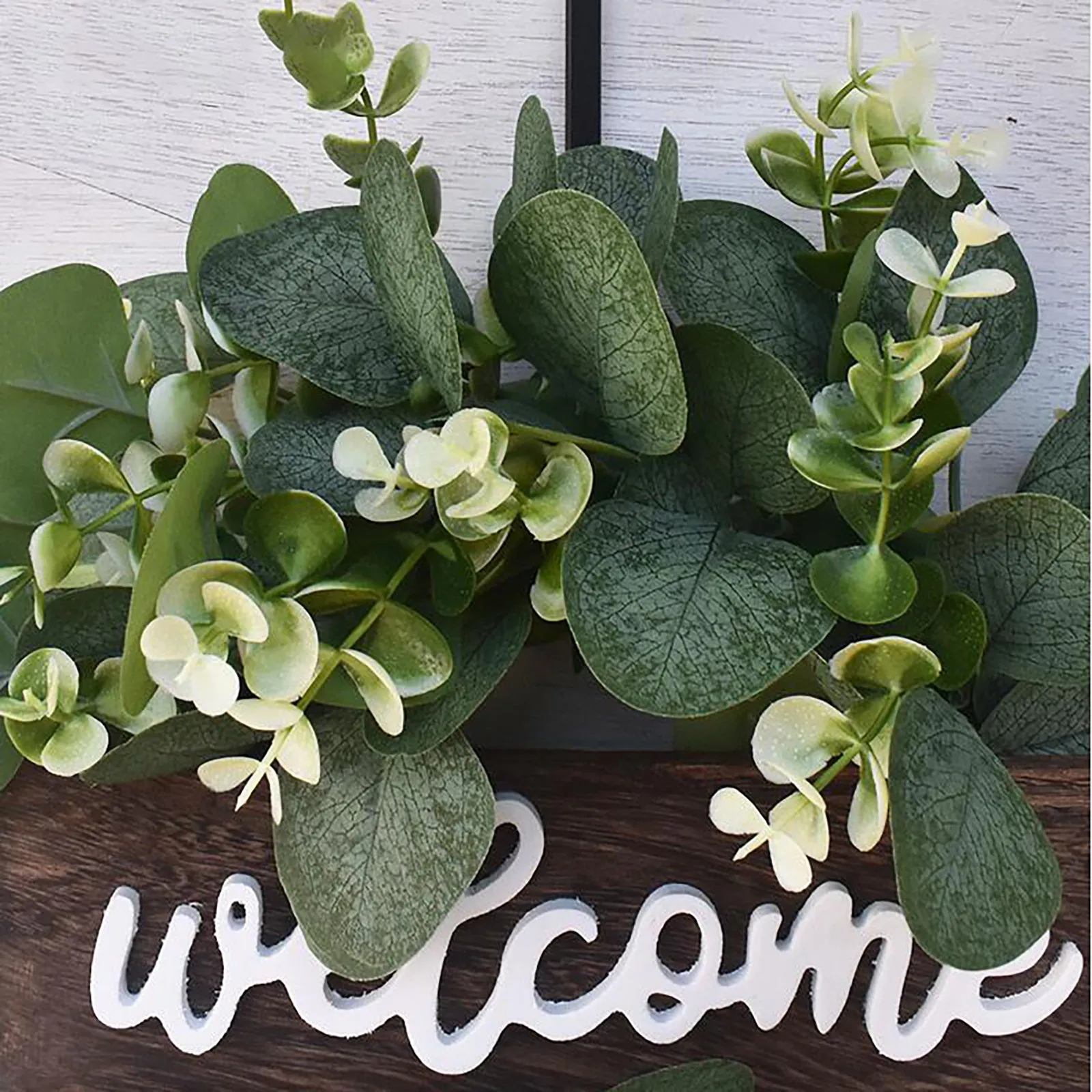 

Doorway Wreaths Garlands Simulation Leaf Wreath Artificial Garland Hanging Pendants Wedding Decoration Outdoor Holiday Decorated