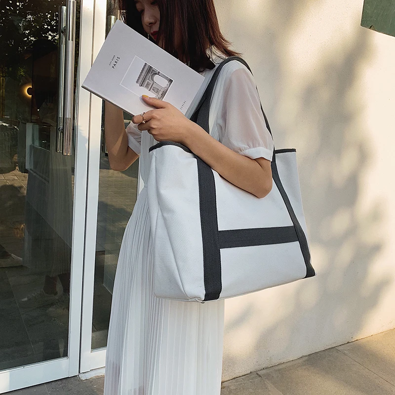 Youda Одноцветный холщовый материал сумка большая емкость Повседневная простая