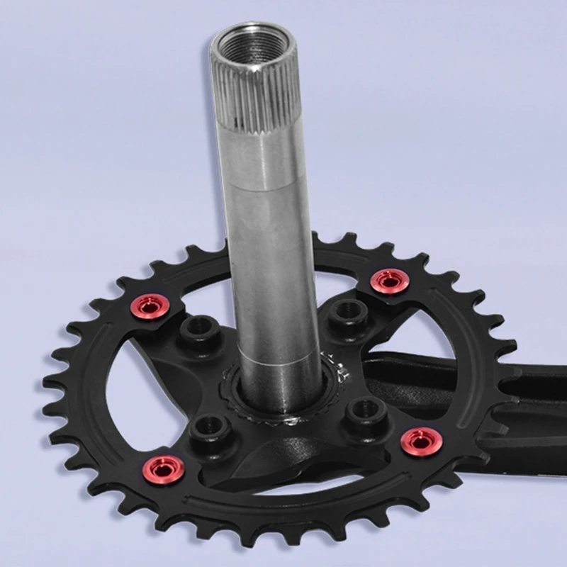 

4 Pcs Bicycle Chainwheel Bolts Aluminum Alloy CNC MTB Road Bike Chainring Screws for Cycling Crankset Parts