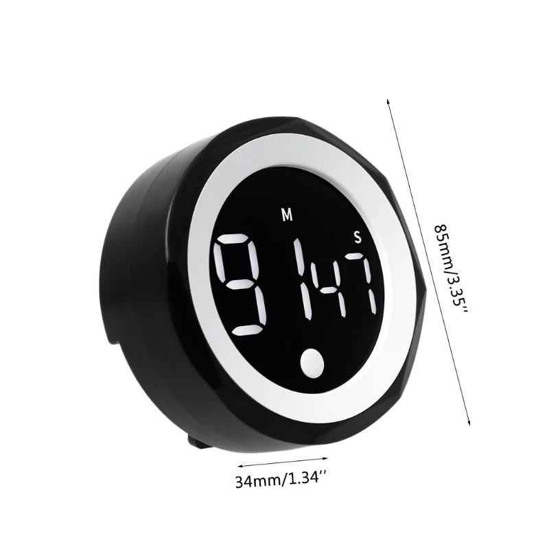 

Digital Kitchen Timer w/ Large Led Display, Magnetic Countdown Count up Timer for Cooking, Classroom, Teacher, Study