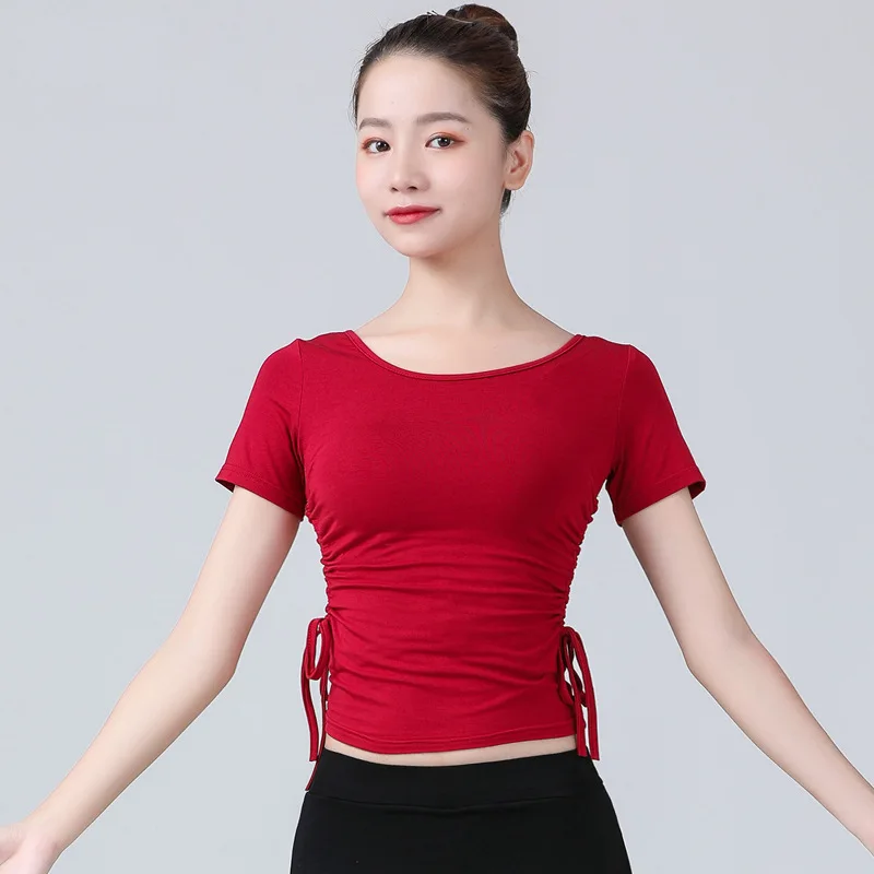 Топы для латиноамериканских танцев женщин женская летняя одежда тренировок