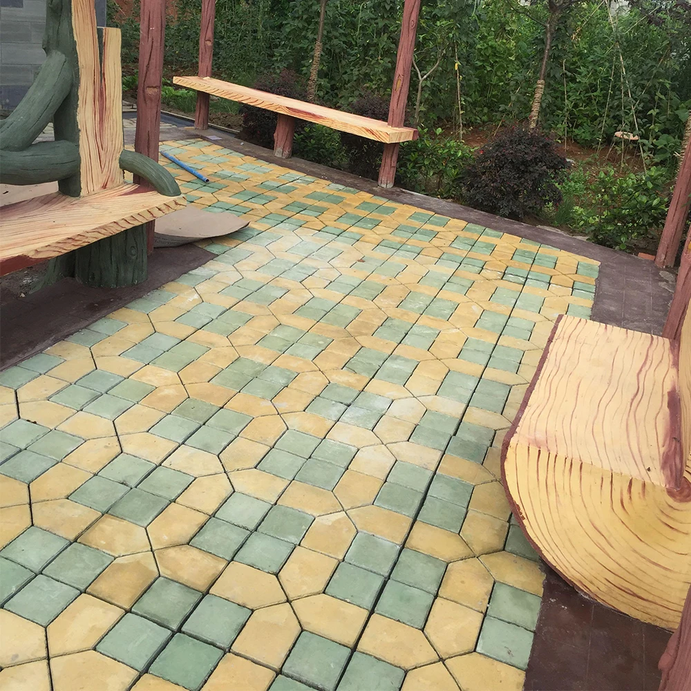 Горячая садовая прессформа тротуарная форма квадратного кирпичного камня