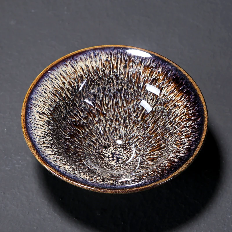 Большая керамическая чашка Цзиндэчжэнь Tianmu Glaze Jianye Kungfu Teacup teactick новая продукция |