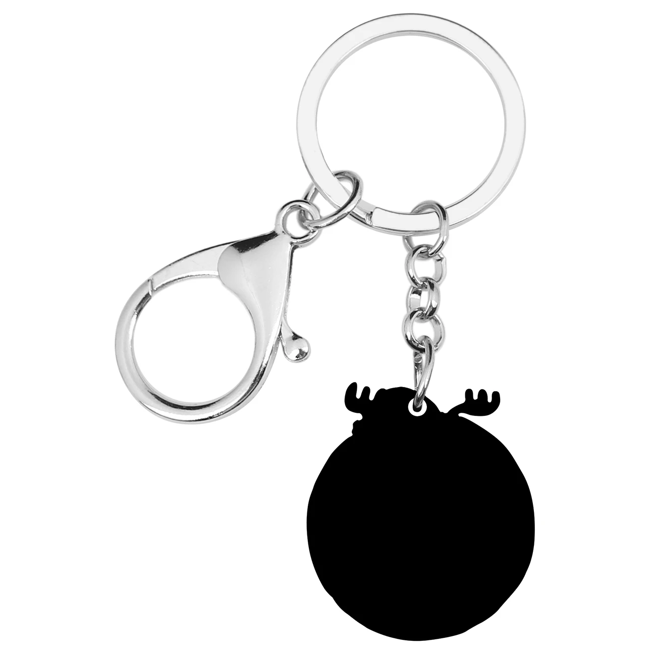 Bonsny акриловые рождественские аниме оленьи рога лося ключи цепочки Ключи Кольца