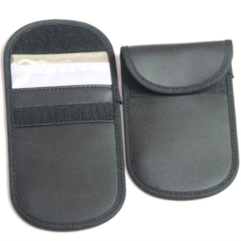 RFID Signal Blocking Bag Cover Car Key Blocker Pouch For Keyless Keys Radiation Protection Cell Phone Covers | Автомобили и