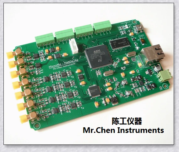 24-битная плата для синхронного сбора данных stm32f429 макетная (adc dac ether usb) - купить по