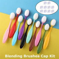 10 colors smooth blending brushes cap kit soft bristles strong handles for diy making tools paper card ink stamp background 2021