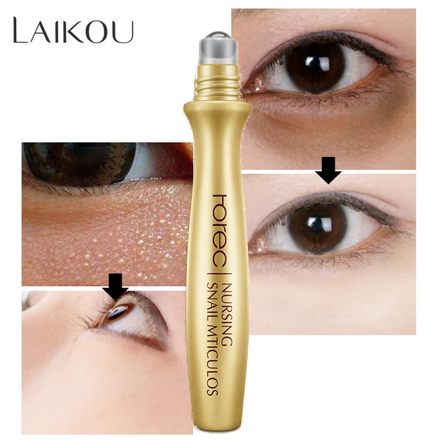 

LAIKOU Snail Repair Essence Eye Cream Skin Care Moisturizer Natural Anti-Puffiness Wrinkle Anti-Aging and Dark Circle Cream 30g