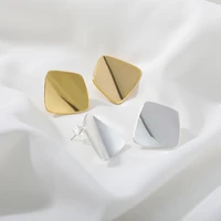 irregular vintage earrings for women stainless steel minimalist aesthetic earrings charms wedding jewelry gift to girlfriend