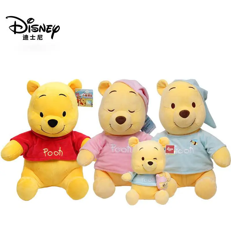 

30cm Disney Winnie The Pooh Cartoon Cute Kawaii Plushies Edward Pooh Bear Anime Manga Peripherals Doll Pillow Stuffed Plush Toys