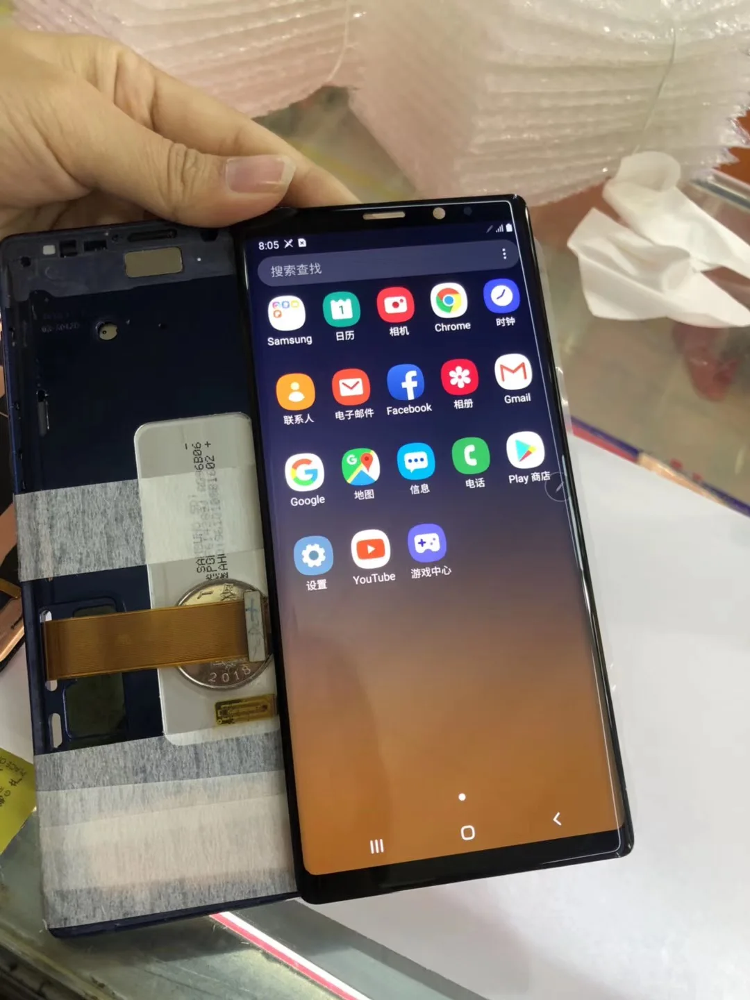 Оригинальный Для samsung Galaxy Note 9 lcd N960F N960U ЖК дисплей сенсорный экран дигитайзер с