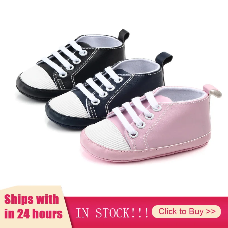 

Парусиновая обувь для новорожденных с нескользящей подошвой, из Твердые кроссовки хлопка, обувь для младенцев