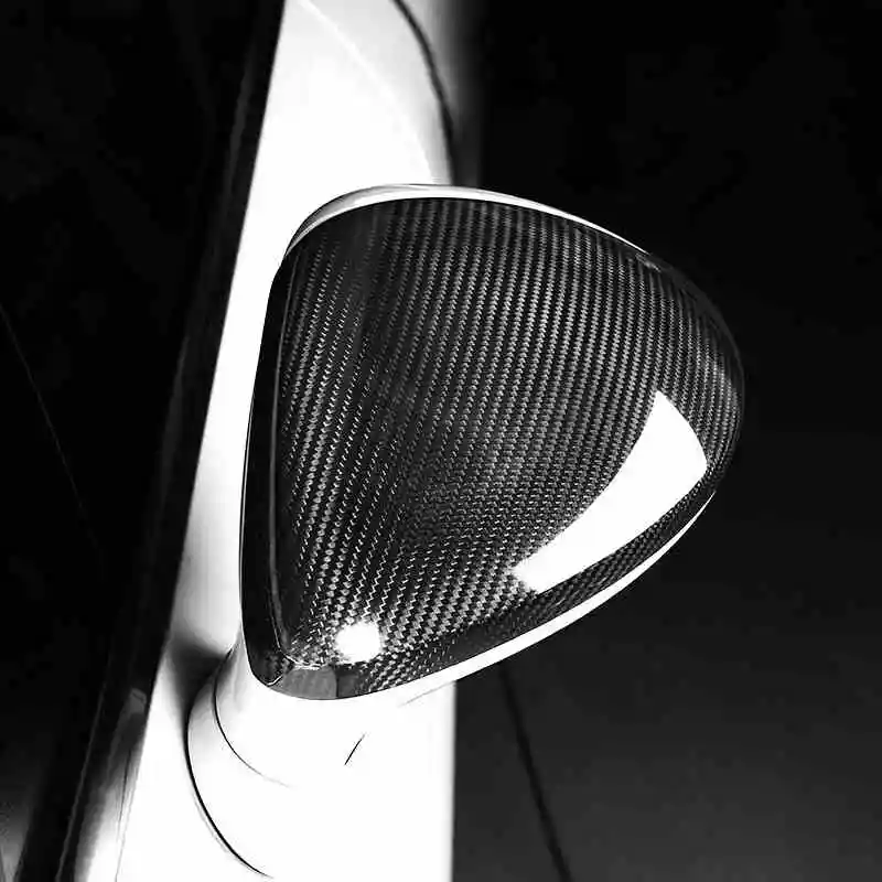 Покрытие для зеркала заднего вида из углеродного волокна Porsche Cayenne Macan Panamera 718 Cayman