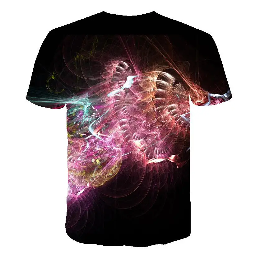 Модная мужская футболка с круглым вырезом лето 2020 Мужская геометрическим