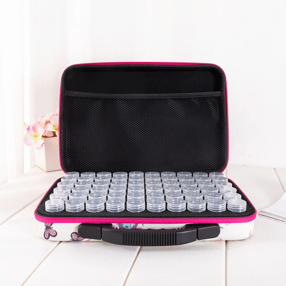 

DIY Diamond Painting Storage Box Kits 7/30/60 Grids with Diamond Paint Accessories Kits Tools for Diamond Embroidery Handbag