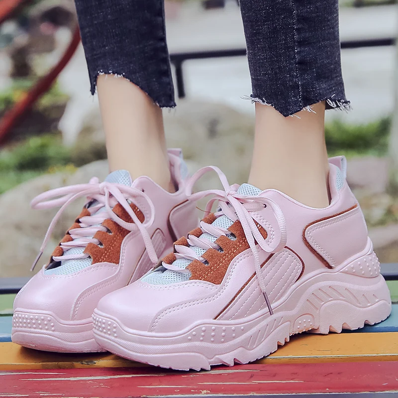 Upupper/Модная женская Вулканизированная обувь нескользящая на платформе со