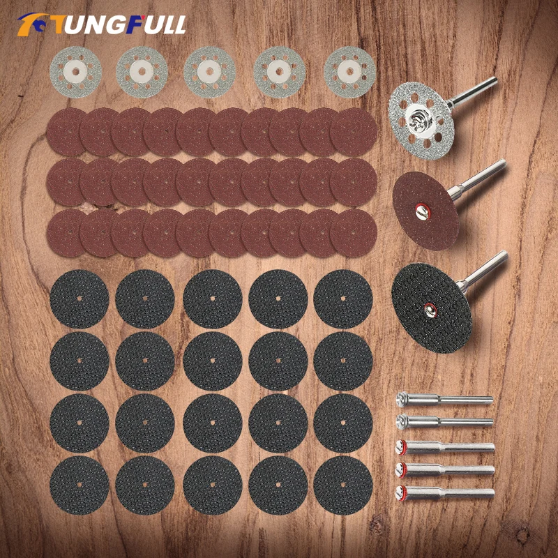 Cutting Discs For Dremel Accessories Mini Drill Grinding Disc Engraving Tool Heads Mini Circular Saw Blade Set
