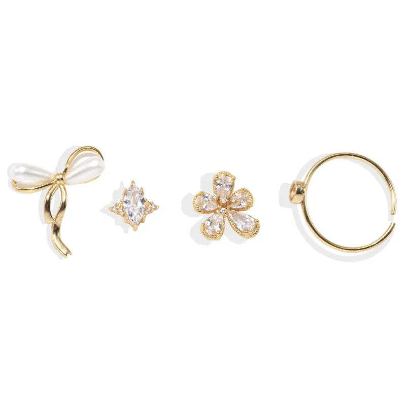 2 шт. дизайн ногтей 3D Роскошные Очаровательные Ангелы/Сердце/цветок Дизайн