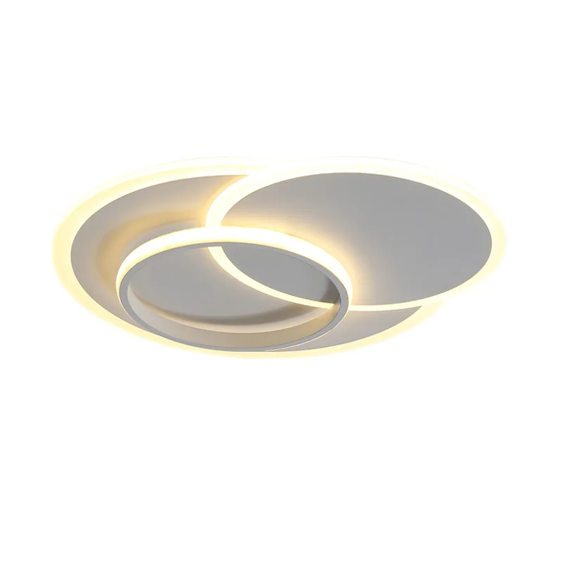 

New Arrival Creative rings modern led ceiling lights for living room bed room led lamp lamparas de techo ceiling lamp fixtures