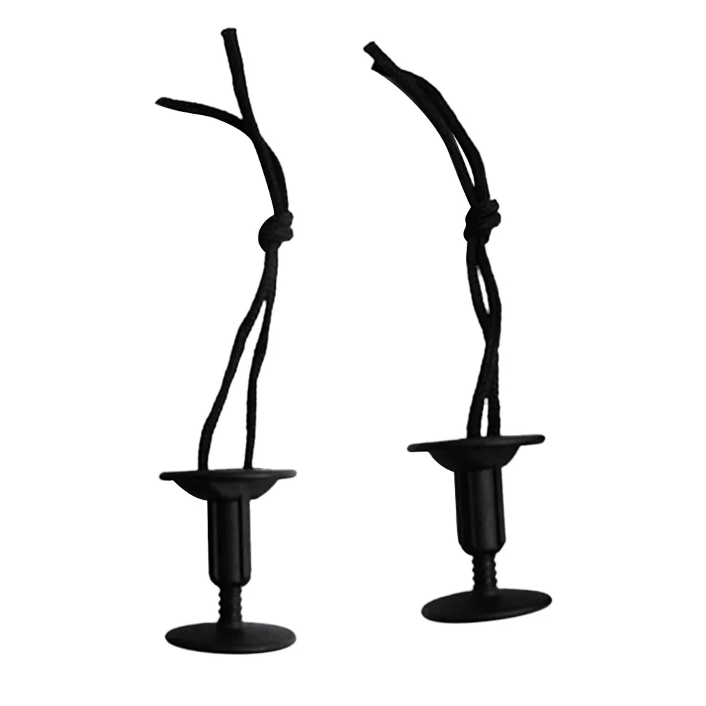 

2Pcs Surfboard Leash Plug with Cords Strings Accessories