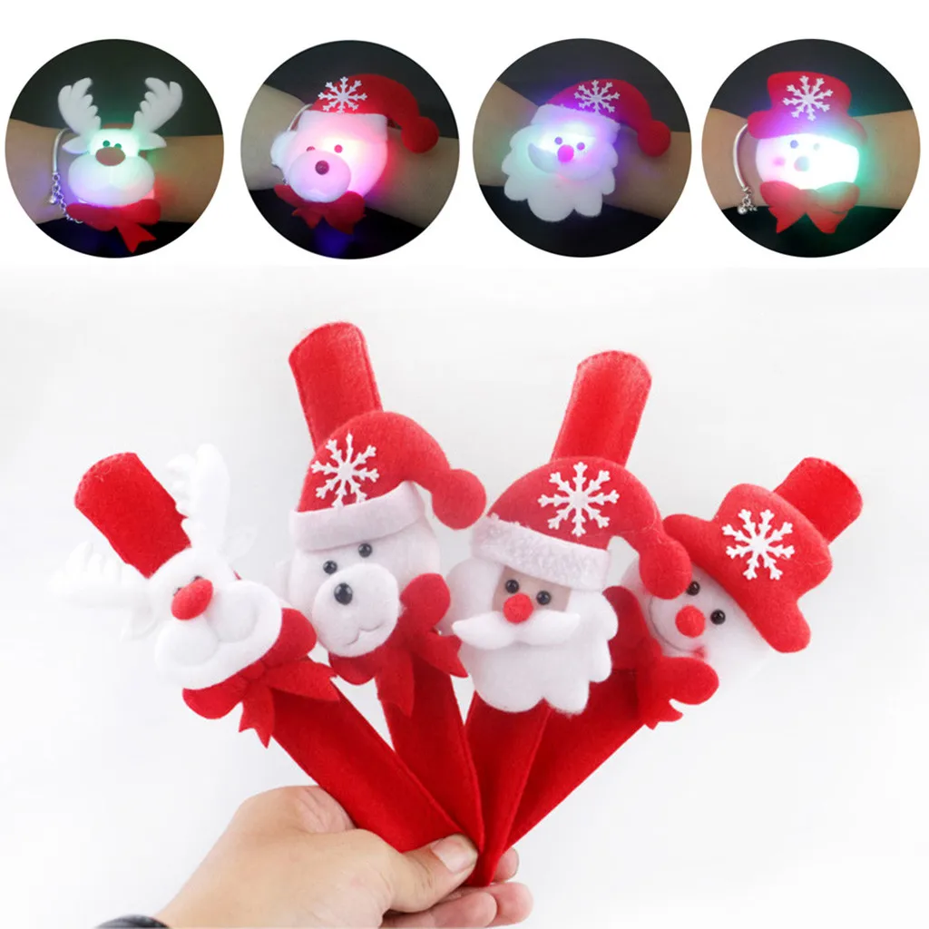 Рождественский браслет ПЭТ детская Band мягкий круг наручные Подарочные игрушки