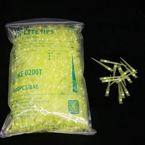 Одноразовые фильтрующие наконечники для пипеток IKEME 200ul