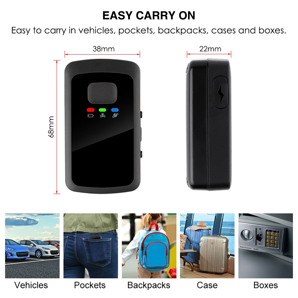 Мини GPS трекер MiCODUS MP60 1300 мАч IPX5|GPS-трекеры| |