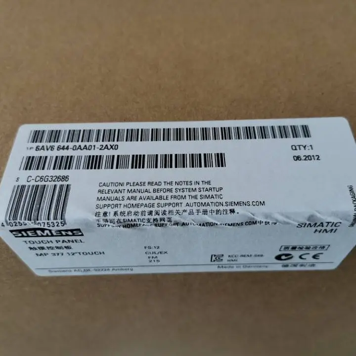 

Новый сенсорный экран 6AV6644-0AA01-2AX0