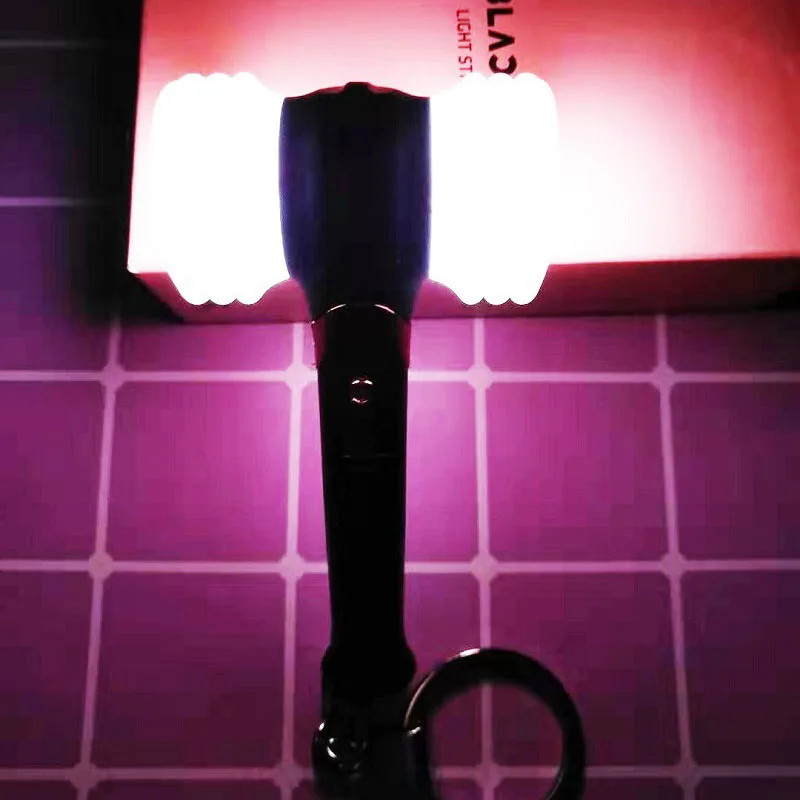 

BP JENNIE LISA JISOO ROSE Mini Light Stick Keychain Light Hammer Light