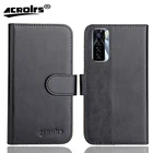Tecno Camon 17 Pro Чехол 6,8 дюйма 6 цветов Флип Модный мягкий кожаный эксклюзивный чехол для телефона Crazy Horse s кошелек